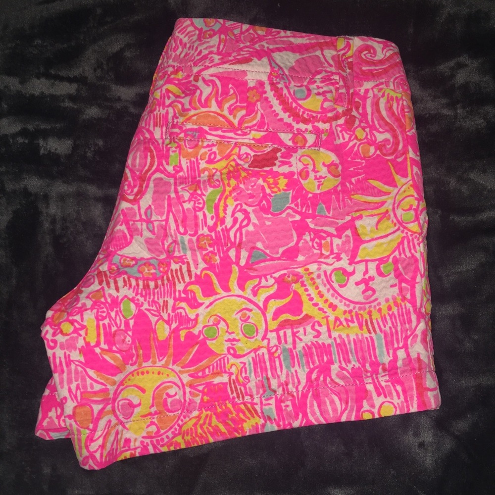 Lilly Pulitzer pink shorts